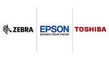 Zebra, Epson e Toshiba